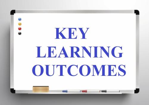 key learning outcomes