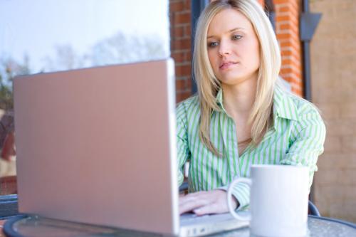 computer lady